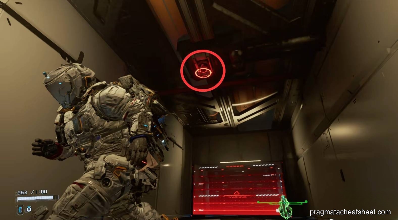 Ceiling hack node