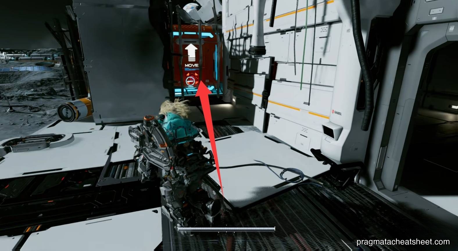 Outer crate shove