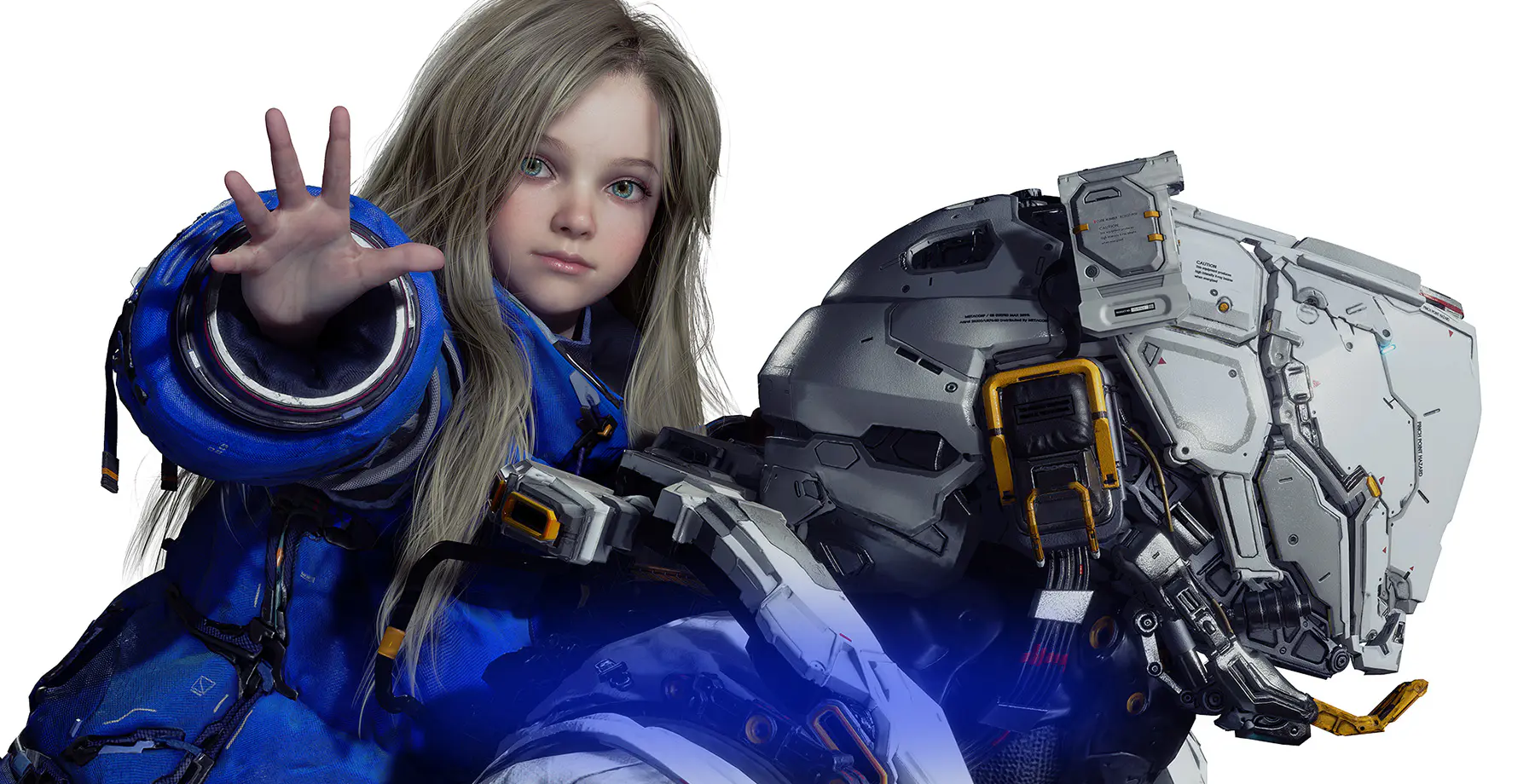 Pragmata — Hugh and Diana on the lunar surface